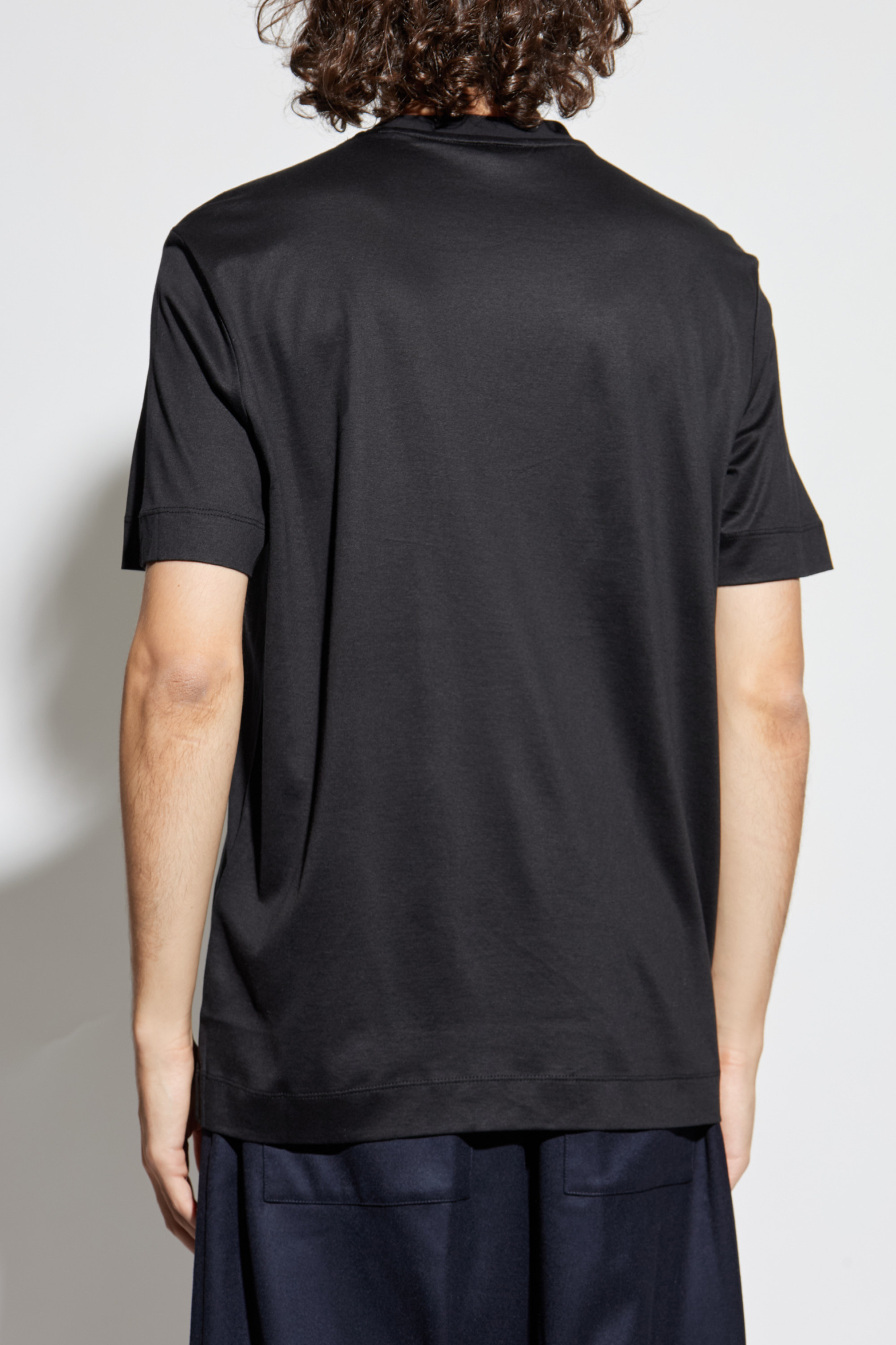 Black T-shirt with logo Emporio Armani - Vitkac AS